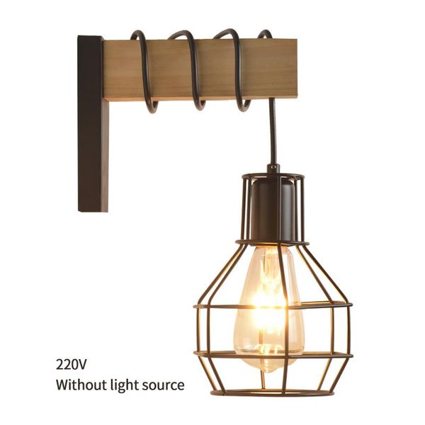 

wall lamp vintage sconce back retro adjustable industrial design without led bulb for bedroom bar restaurant e27 light
