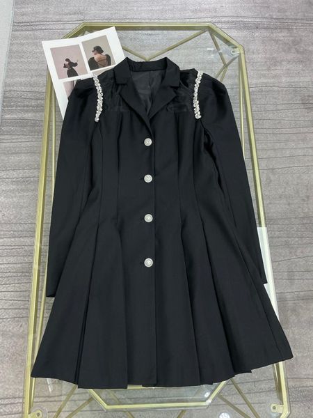 

casual dresses 202 autumn and winter dress suit 0919, Black;gray