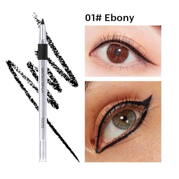 

1pcs waterproof color eyeliner pen long lasting natural easy to wear cosmetic thin tube female makeup tslm1