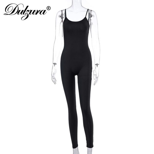 

2021strap women long jumpsuit bodycon streetwear fitness sportswear 2021 summer clothes lounge wear club outfit body, Black;white