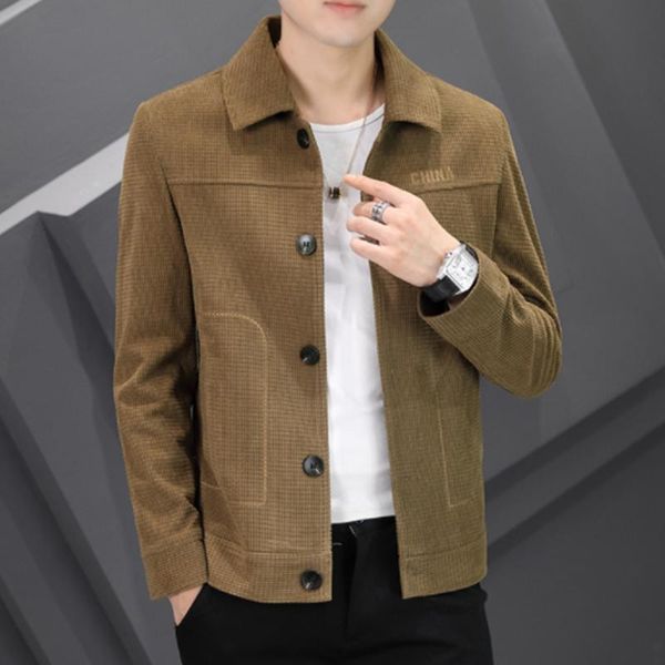 

men's jackets business casual coat jacket spring and autumn winter wear british street s-4xl, Black;brown