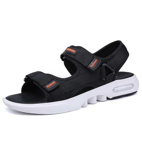 

sandals de sandalias uomo deportivas sandale sandalle romanas para playa sandals-men gladiators 2021 men leather vietnam roman sandalia, Black
