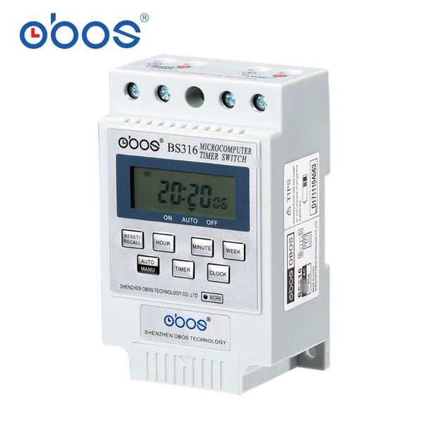 

timers bs316 25a dc24v intelligent microcomputer programmable electronic timer time switch relay controller