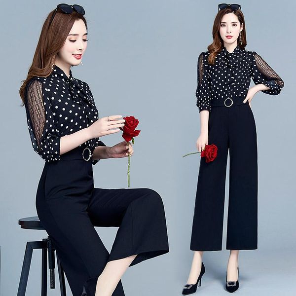 

women's jumpsuits & rompers trendy stitching combinaison femme womens jumpsuit fashionable office lady clothes for women macacao fem, Black;white