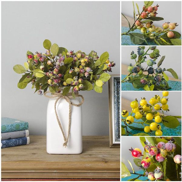 

home decor artificial plants 26cm pomegranate diy wedding decoration flower cute foam fruit berries table fake decorative flowers & wreaths