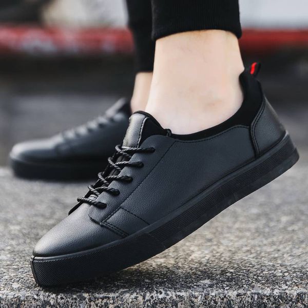 

shoes men's shoes board low cloth work autumn hundred, Black