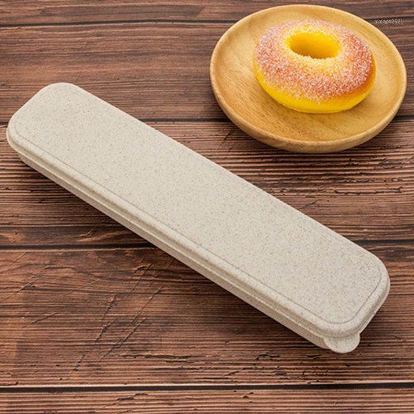 

storage bottles & jars universal portable pp travel tableware box case food grade dinnerware kitchen fork spoon for kid school cutlery