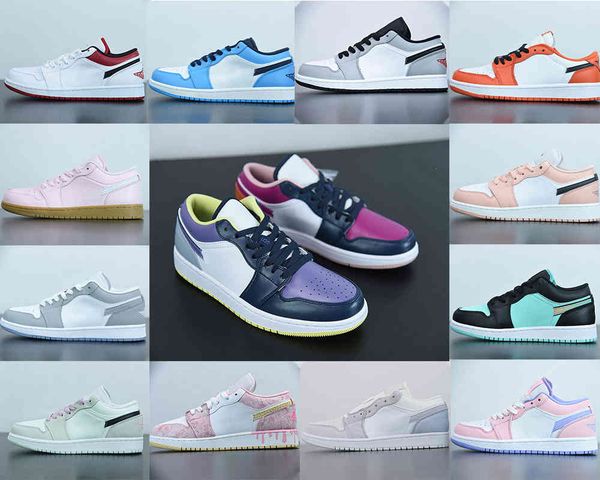 

shoes jumpman 1 low mens womens basketball genuine leather skateboarding sneakers sports ship