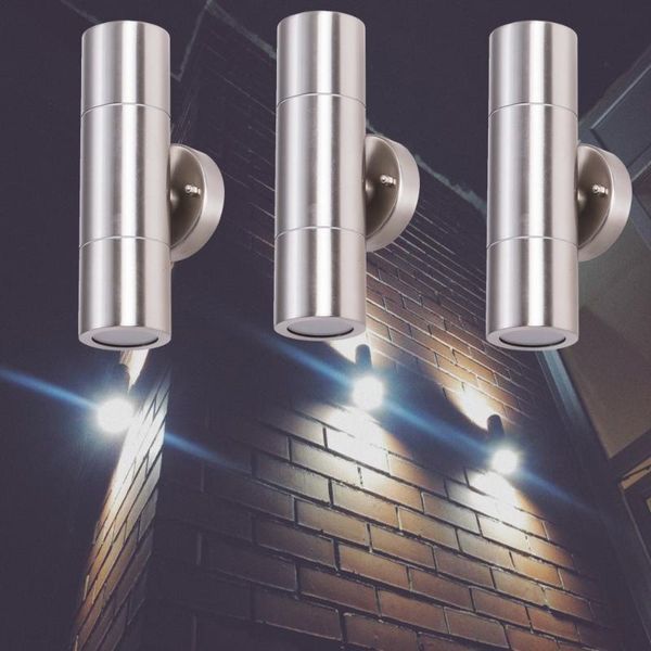 

outdoor wall lamps led lamp for light ip65 stainless steel bedroom garden sconce corner porch lighting decoration
