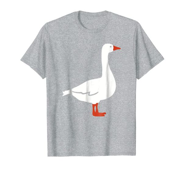 

goose t-shirt, White;black