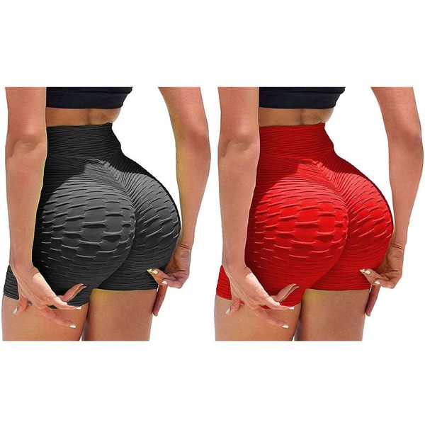 

2pc women gym jogging yoga shorts leggings breathable women's short sports fitness push up solid color thin skinny outfit