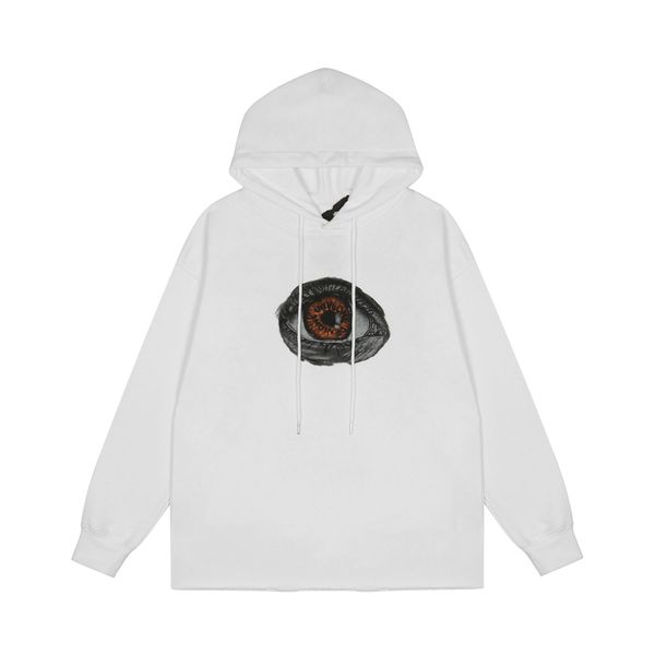 

men's hoodies european and american hip-hop back pan snake big v printing friends loose hooded sweater, Black