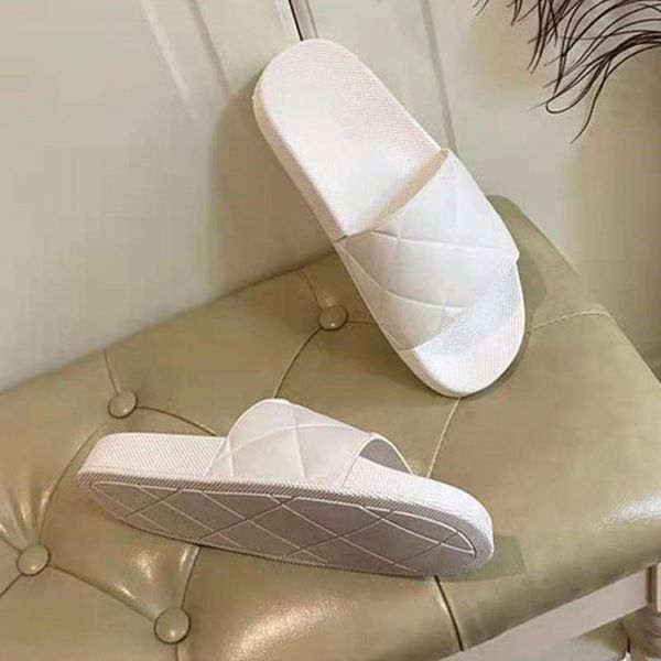 

slippers flats women sandals candy colors pvc summer female beach shoes slip on slides brand design, Black