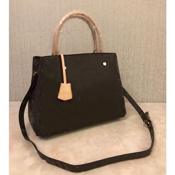 

yq fashion women designers handbags bags montaigne purse lady tote letter embossing genuine pu leather wallet for womens brands crossbody sh