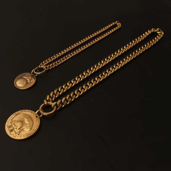

necklace small dog collar iron single gold chain dog tag mmdy