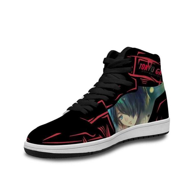 

2021 tokyo ghoul leather basketball shoes ins for soft low flat shoe