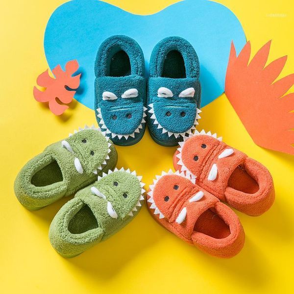 

children shoes toddler boys girls fluffy little kids warmer cute animal home slippers winter sapato infantil cotton1, Black;red