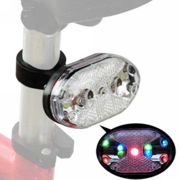 

bike lights bicycle light back rear tail 9 led laser lamp accessories lantern for cycling