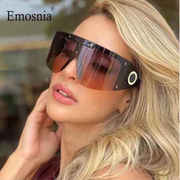 

vintage oversized sunglasses women men fashion big frame one piece lens sun glasses flat leopard eyeware uv400, White;black