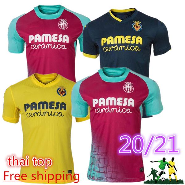 

kit kids men 2021 villarreal cf s.cazorla soccer jerseys 20 21 home chukwueze fornals pedraza moreno ekambi iborra football shirt, Black