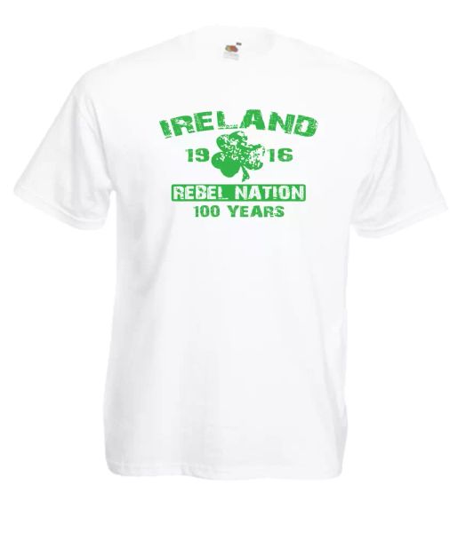 

ireland rebel nation xmas gift idea mens women t shirts multi-color s-2xl, White;black
