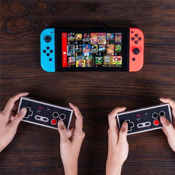 

game controllers & joysticks for 8 bitdo n30 bluetooth gamepad switch online gamepads steam android pc mac support turbo firmware update