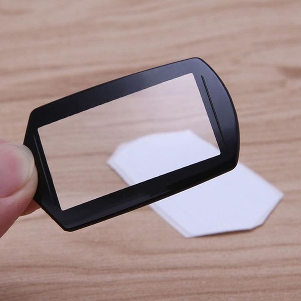 

alarm & security lcd keychain case glass cover for starline b9 a91 b6 a61 b61 b91 v7 2-way car anti-theft remote control key chain 1pc