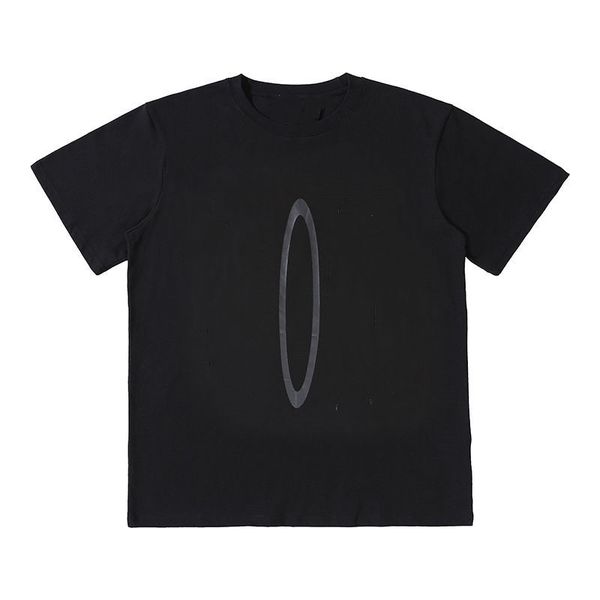 

luxury brand t shirt [high-quality streetwear tee] big v t-shirts trend behind 3m reflective black gray summer loose short-slee, White;black