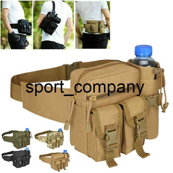 Marsupio sportivo da uomo tattico all'aperto Marsupio in nylon impermeabile Borsa da viaggio per telefono da escursionismo Marsupio da arrampicata da campeggio militare