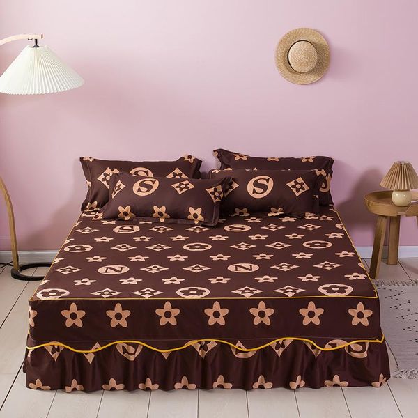 

sheets & sets brown flower letter luxury wedding bedspread cute bed sheet color mattress cover bedsheets for kids adults no case