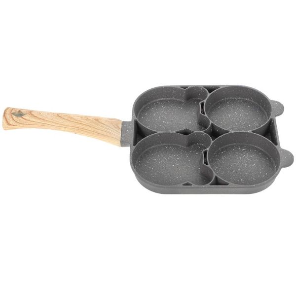 

pans 1pc 4 holes fried egg pan non-stick omelette pancake maker kitchen cooking tool