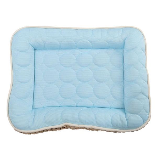 

kennels & pens cooling dog bed summer ice pet pad cushion sleeping breathable mat
