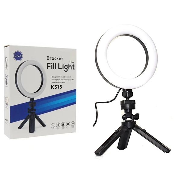 

6inch dimmable ring fill light mini adjustable tripod stand mobile phone selfie for make-up live streaming flash heads