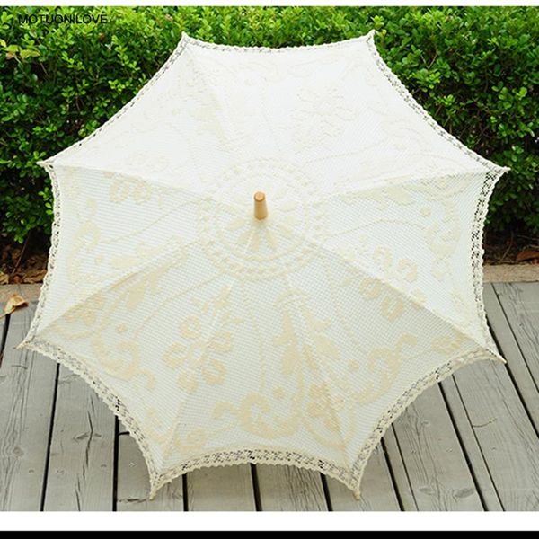 

other accessories beige bridal lace umbrella wedding sun decoration womens parapluie mariage sombrilla encaje wu003, White