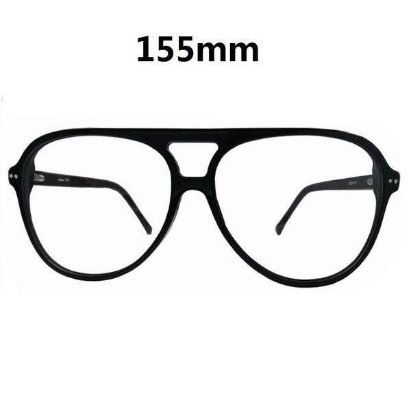 

fashion sunglasses frames vazrobe 155mm oversized eyeglasses frame men women aviation wide face acetate glasses man clear lens tortoise blac, Black