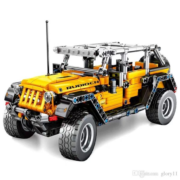 Blocos de construção 601 PCS Supercar OFF-Road Car Brinquedos Educacional Crianças Building Blocks Brinquedos para presente com caixa original