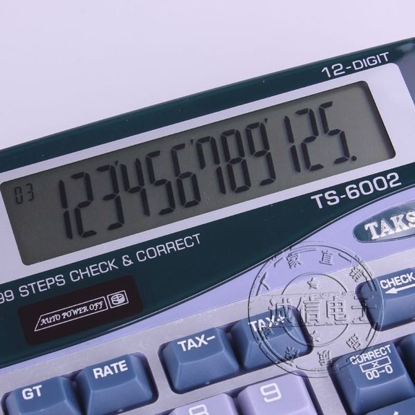 

YBp dexin s 12 bit desktop ts-6002 dexin 12 bit desktop electronic ts-6002 calculator electronic calculator