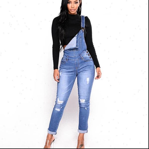 

autumn pants suspenders hole women jean pencil belt spring, Blue
