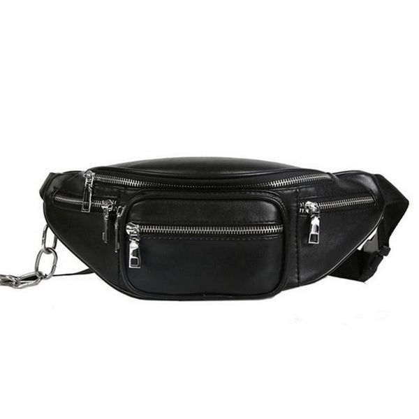 

waist bags fashion bag pack multi-function steam punk leg package pu leather shoulder women belt pochete