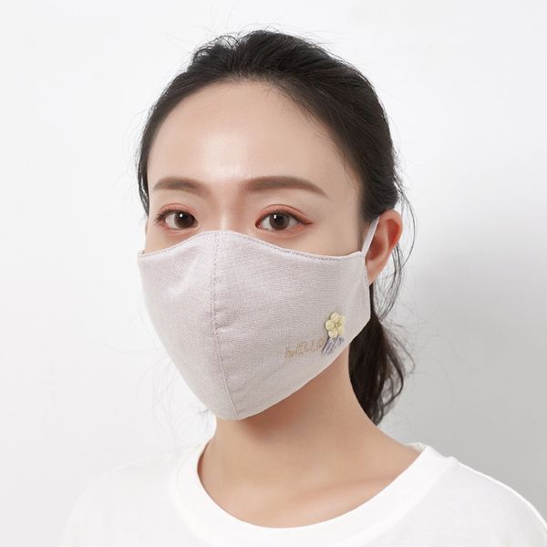 

mask creative cotton life sunscreen washable printed dustproof pure