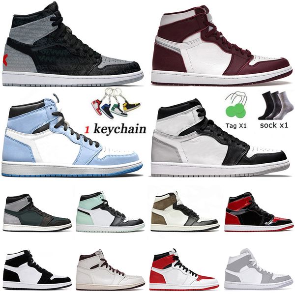 

mens 1 high element og men women basketball shoes big size 47 jumpman 1s university blue brotherhood dark mocha pastel bred shadow stage haz