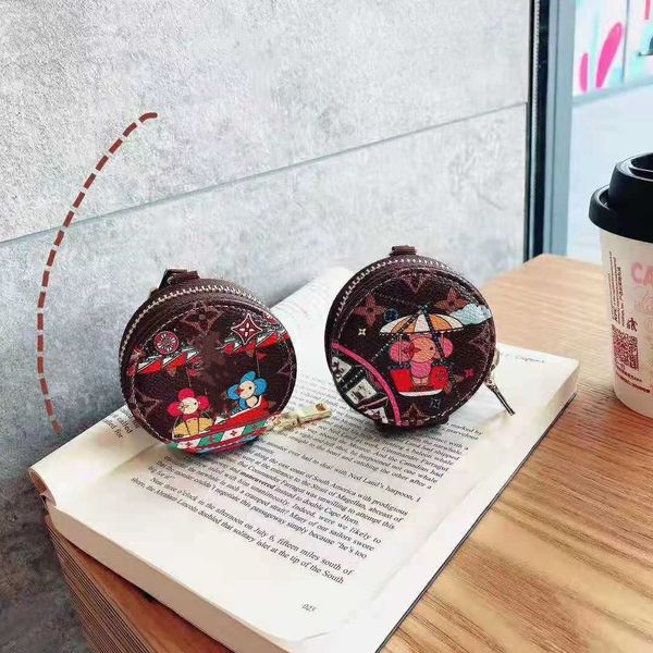 

famous brand amusement park designer earphone case suitable for both airpod 1 2 and pro come with cable