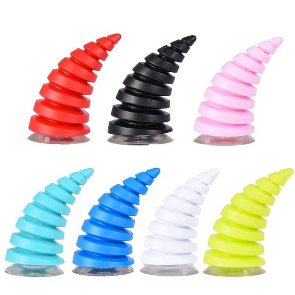 

car motorcycle helmet suction cup sticker stable motocross decor devil horns claw sucker auto part interior decorations