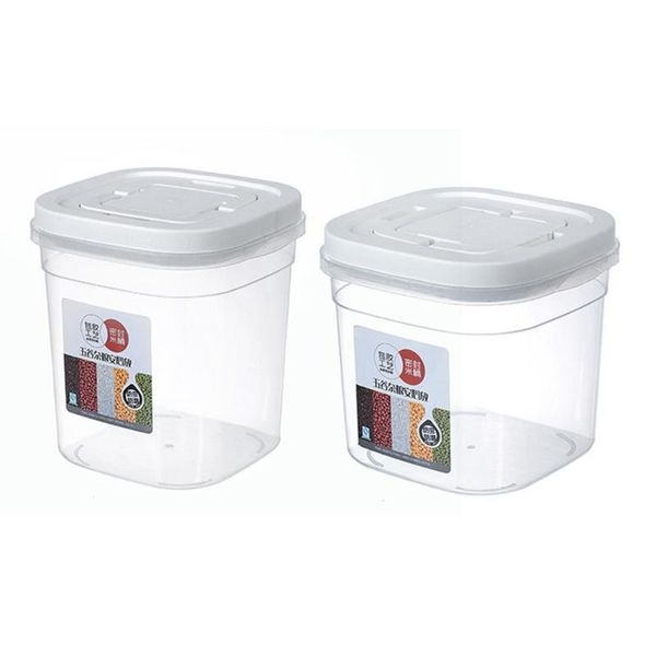 

storage bottles & jars 10/12.5kg kitchen container nano bucket insect-proof moisture-proof rice box grain flour sealed jar pet food