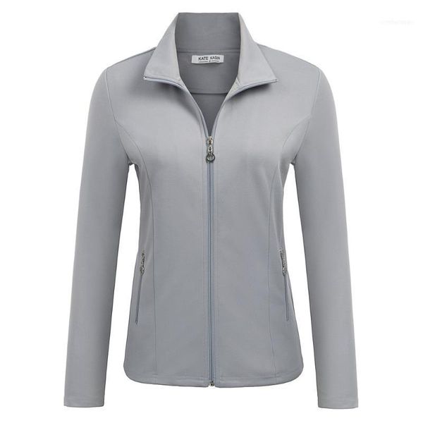 

women's jackets women ladies zipper hoodie sport sweatshirt coat jacket zip-up 1, Black;brown