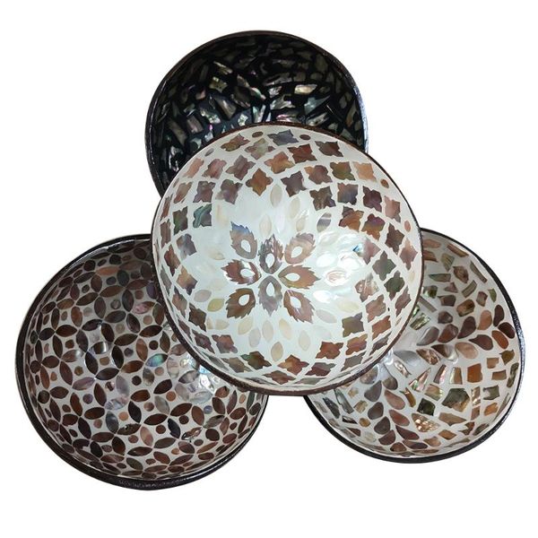 

bowls beige elephant natural shell coconut bowl shiny fruit salad noodle rice wooden yogurt tableware handicraft home decorations