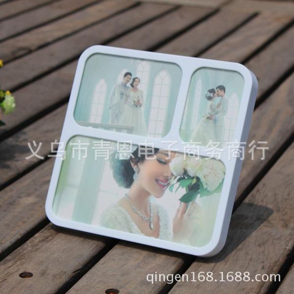 

combination po frame, simple set-up table, 7 inches, wall-mounted wedding pography art abs frame frames