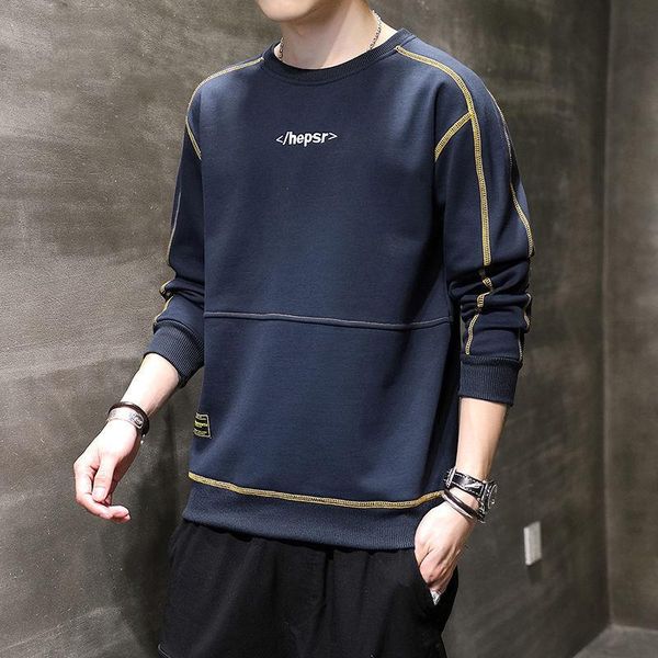 

men's hoodies & sweatshirts men spring and autumn sweatshirt tracksuit casual top, Black