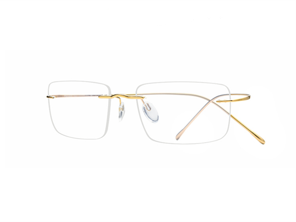 

fashion sunglasses frames b-titanium rimless eyeglasses women vintage optical eyewear ultralight clear lens retro computer myopia reading fo, Black