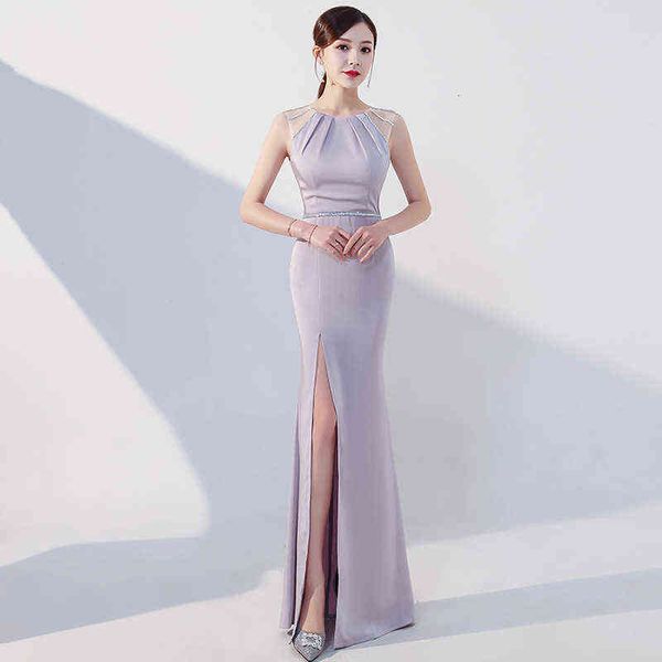 

luxury prom dresses nightclub perspective cloth 2021 celebriti temperament long ktv slim evening, Black